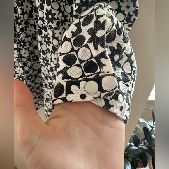 floral checkered snap button up shirt - Picture 3 of 6